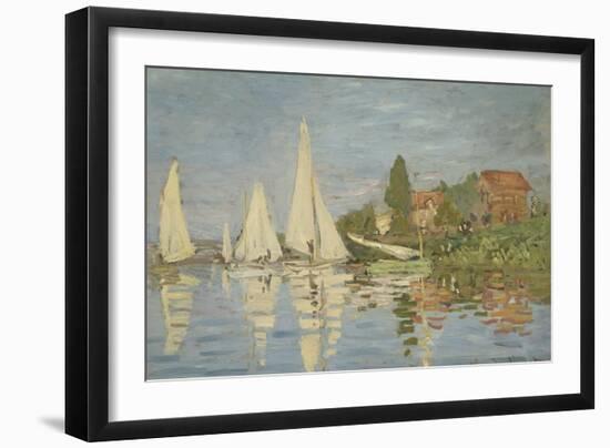 Régates à Argenteuil-Claude Monet-Framed Giclee Print
