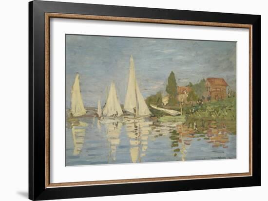 Régates à Argenteuil-Claude Monet-Framed Giclee Print