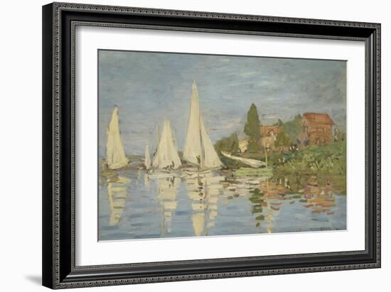 Régates à Argenteuil-Claude Monet-Framed Giclee Print