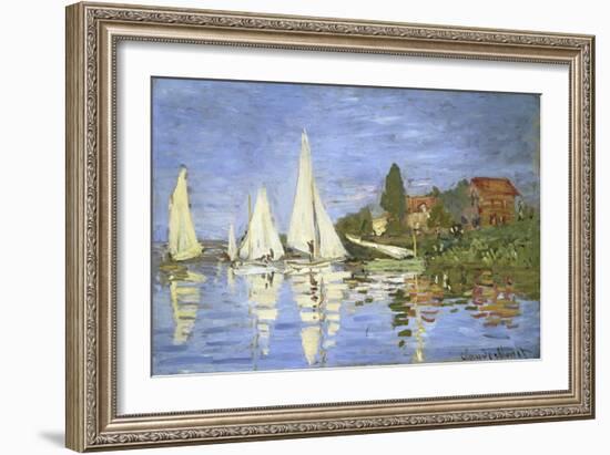 Regates a Argenteuil-Claude Monet-Framed Giclee Print