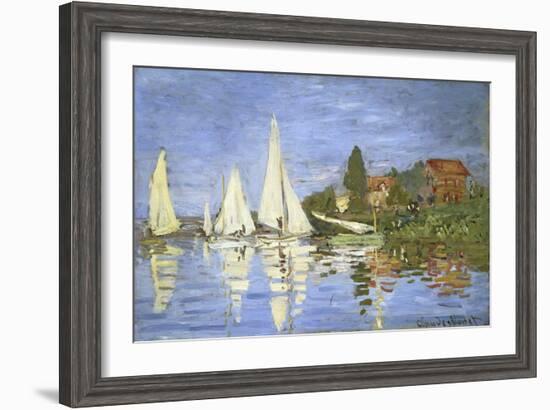 Regates a Argenteuil-Claude Monet-Framed Giclee Print