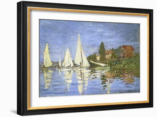 Regates a Argenteuil-Claude Monet-Framed Giclee Print