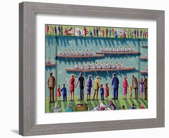 Regatta, 2000-PJ Crook-Framed Giclee Print