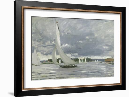 Regatta at Argenteuil, 1872-Claude Monet-Framed Giclee Print