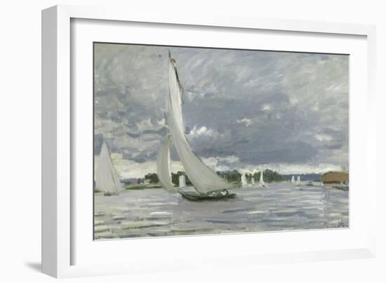 Regatta at Argenteuil, 1872-Claude Monet-Framed Giclee Print
