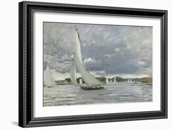 Regatta at Argenteuil, 1872-Claude Monet-Framed Giclee Print