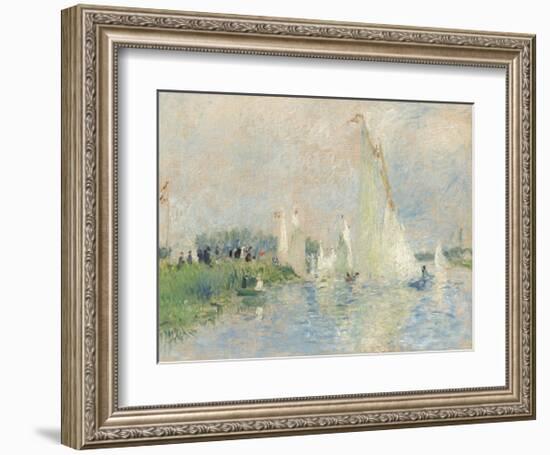 Regatta at Argenteuil, 1874-Pierre-Auguste Renoir-Framed Premium Giclee Print