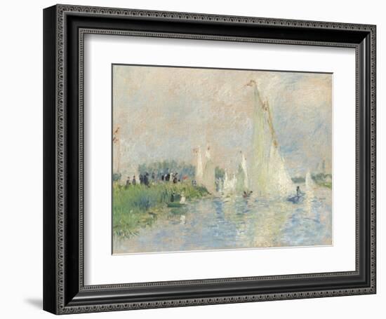 Regatta at Argenteuil, 1874-Pierre-Auguste Renoir-Framed Premium Giclee Print