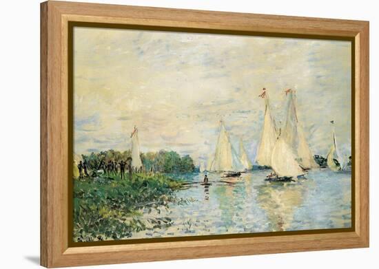 Regatta at Argenteuil, 1874-Claude Monet-Framed Premier Image Canvas