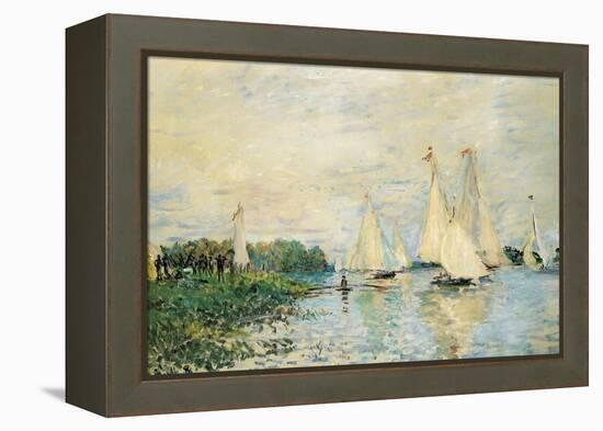 Regatta at Argenteuil, 1874-Claude Monet-Framed Premier Image Canvas