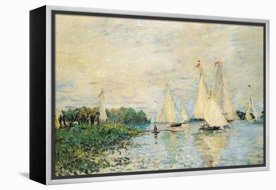 Regatta at Argenteuil, 1874-Claude Monet-Framed Premier Image Canvas