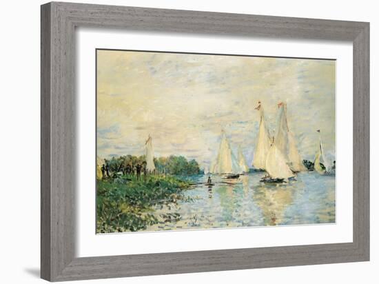 Regatta at Argenteuil, 1874-Claude Monet-Framed Giclee Print