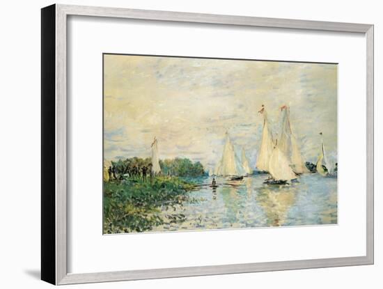 Regatta at Argenteuil, 1874-Claude Monet-Framed Giclee Print