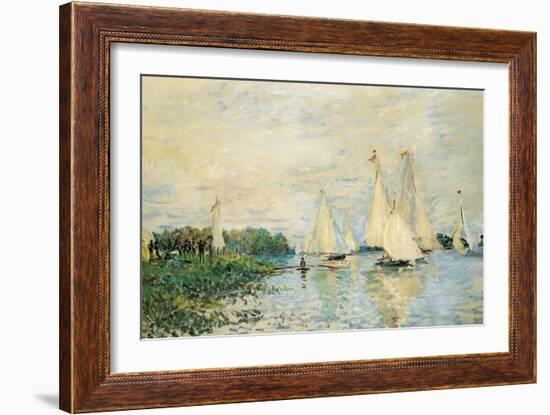 Regatta at Argenteuil, 1874-Claude Monet-Framed Giclee Print