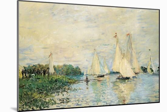 Regatta at Argenteuil, 1874-Claude Monet-Mounted Giclee Print