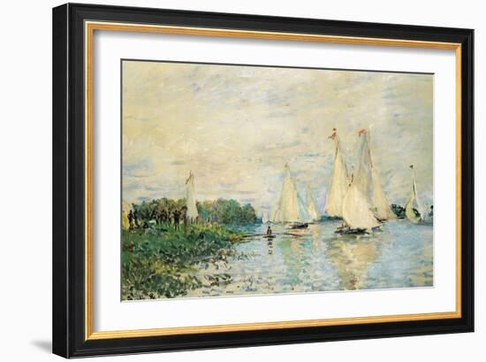 Regatta at Argenteuil, 1874-Claude Monet-Framed Giclee Print