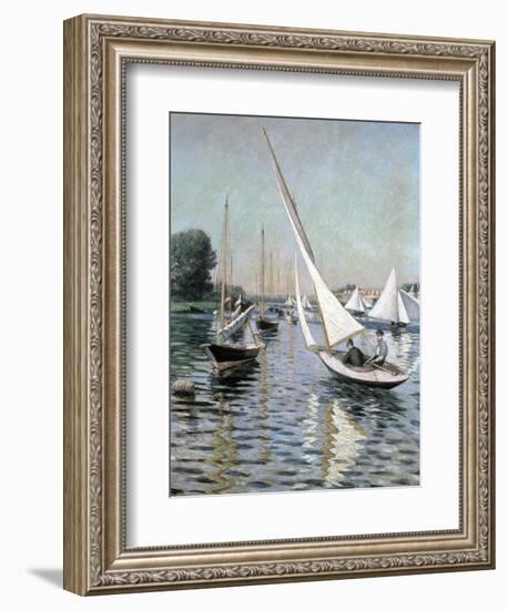 Regatta at Argenteuil, 1893-Gustave Caillebotte-Framed Giclee Print