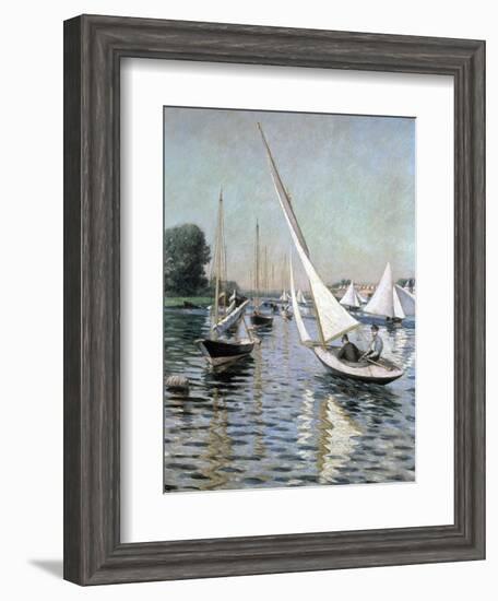 Regatta at Argenteuil, 1893-Gustave Caillebotte-Framed Giclee Print