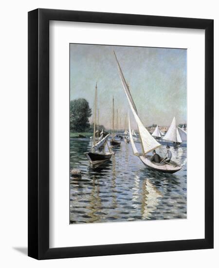 Regatta at Argenteuil, 1893-Gustave Caillebotte-Framed Giclee Print