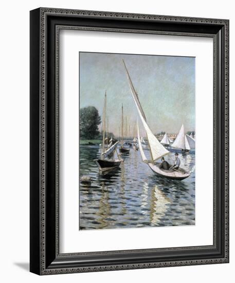 Regatta at Argenteuil, 1893-Gustave Caillebotte-Framed Giclee Print