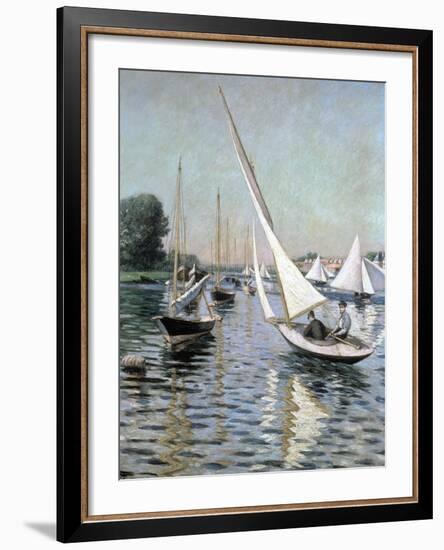 Regatta at Argenteuil, 1893-Gustave Caillebotte-Framed Giclee Print