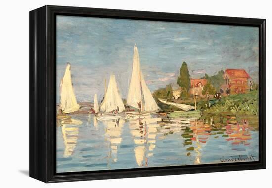 Regatta at Argenteuil, C.1872-Claude Monet-Framed Premier Image Canvas