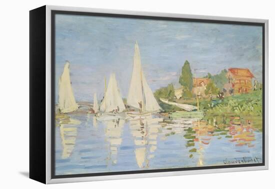 Regatta at Argenteuil, C. 1872-Claude Monet-Framed Premier Image Canvas