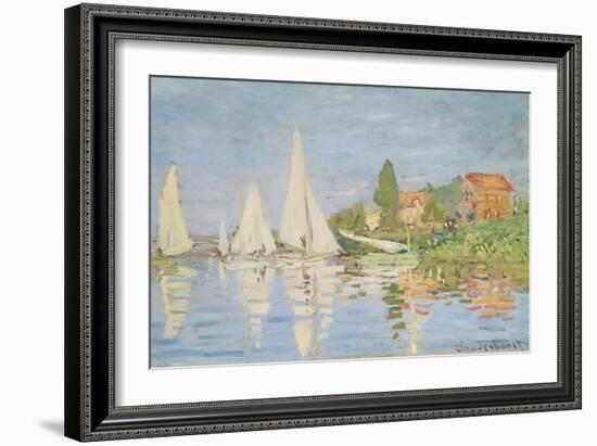 Regatta at Argenteuil, C. 1872-Claude Monet-Framed Giclee Print