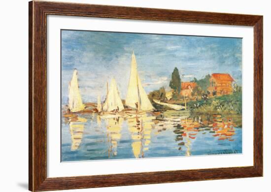 Regatta at Argenteuil-Claude Monet-Framed Art Print