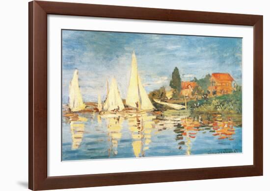 Regatta at Argenteuil-Claude Monet-Framed Art Print