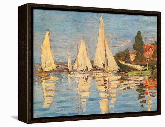 Regatta at Argenteuil-Claude Monet-Framed Premier Image Canvas