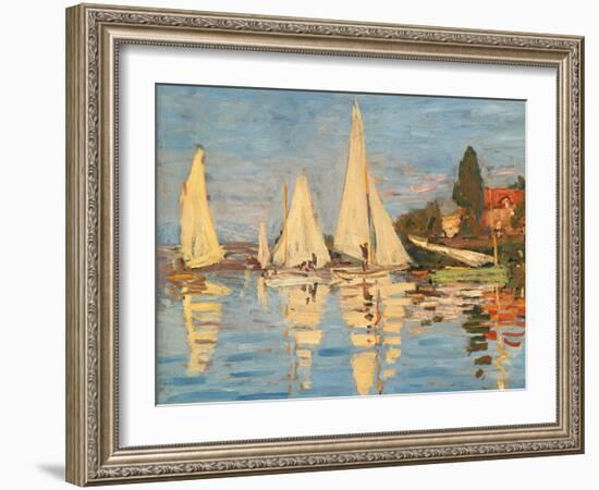 Regatta at Argenteuil-Claude Monet-Framed Giclee Print