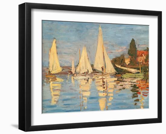 Regatta at Argenteuil-Claude Monet-Framed Giclee Print