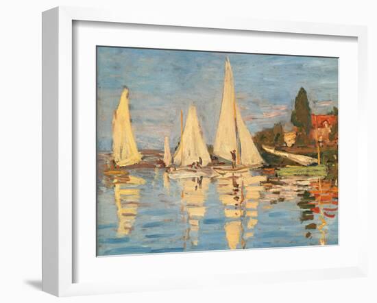 Regatta at Argenteuil-Claude Monet-Framed Giclee Print