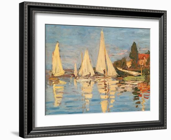 Regatta at Argenteuil-Claude Monet-Framed Giclee Print