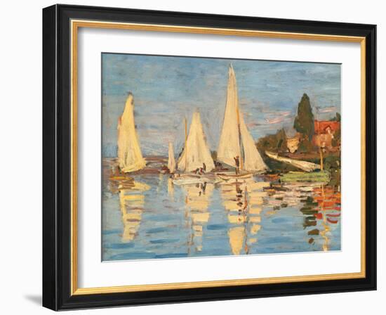 Regatta at Argenteuil-Claude Monet-Framed Giclee Print