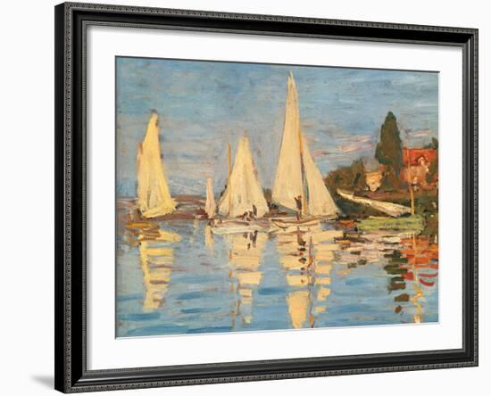 Regatta at Argenteuil-Claude Monet-Framed Giclee Print