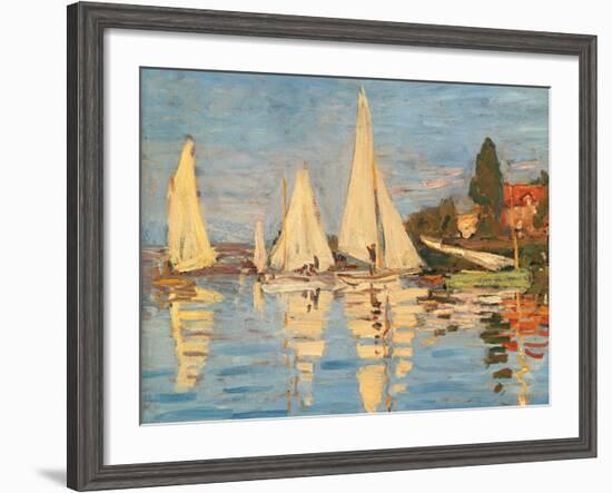 Regatta at Argenteuil-Claude Monet-Framed Giclee Print