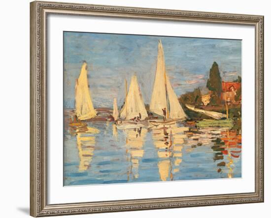 Regatta at Argenteuil-Claude Monet-Framed Giclee Print