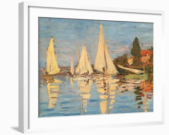 Regatta at Argenteuil-Claude Monet-Framed Giclee Print