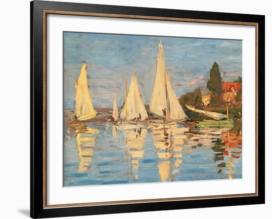 Regatta at Argenteuil-Claude Monet-Framed Giclee Print