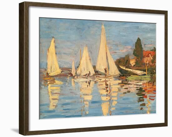 Regatta at Argenteuil-Claude Monet-Framed Giclee Print