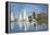 Regatta at Argenteuil-Claude Monet-Framed Stretched Canvas