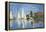 Regatta at Argenteuil-Claude Monet-Framed Stretched Canvas