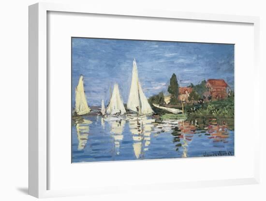 Regatta at Argenteuil-Claude Monet-Framed Art Print