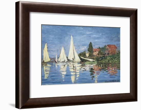 Regatta at Argenteuil-Claude Monet-Framed Art Print