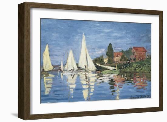 Regatta at Argenteuil-Claude Monet-Framed Art Print