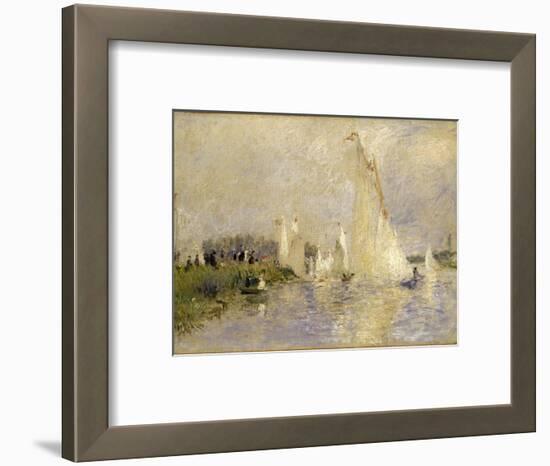 Regatta at Argenteuil-Pierre-Auguste Renoir-Framed Premium Giclee Print