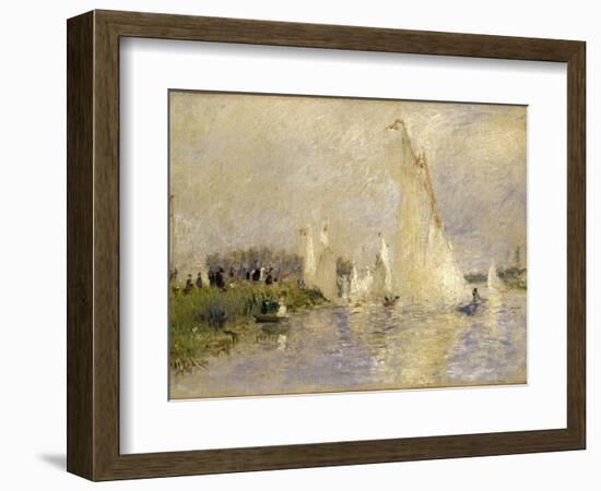 Regatta at Argenteuil-Pierre-Auguste Renoir-Framed Giclee Print