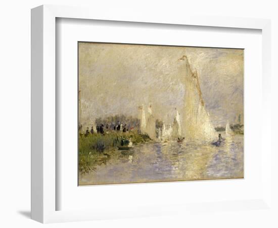 Regatta at Argenteuil-Pierre-Auguste Renoir-Framed Giclee Print